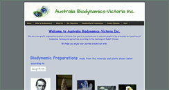 Desktop Screenshot of biodynamicsvictoria.org