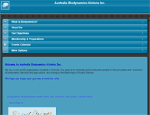 Tablet Screenshot of biodynamicsvictoria.org